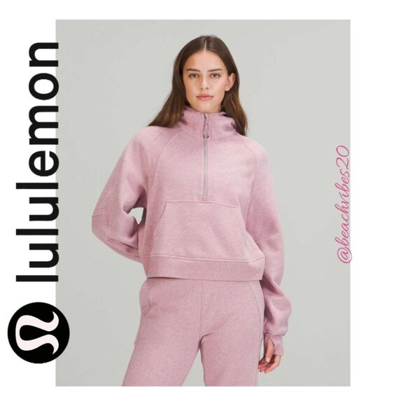 LULULEMON ATHLETICA Scuba Oversized Half-Zip Hoodie EUC M/L LL-225 - Picture 1 of 13
